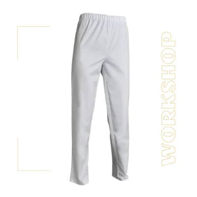 Pantalon ANDRE mixte blanc